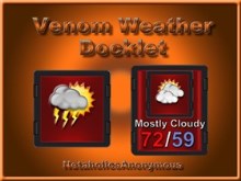 Venom Weather Docklet