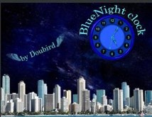 BlueNight clock