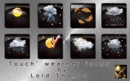 'Touch' Weather Icons
