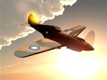 P-40 at Sunset