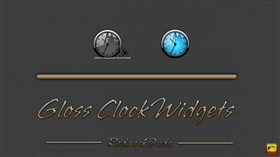Gloss Clock Widgets