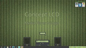 Concept LCD Media Widget