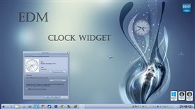 EDM Clock Widget