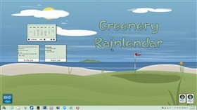 Greenery Rainlendar