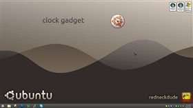 ubuntu 11 clock gadget