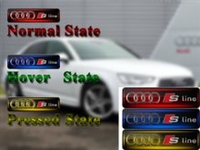 Audi S-Line Start Button