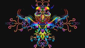4K Neon Owl