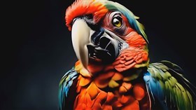 4K 3 Eyed Parrot