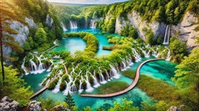 4K Plitvice Lakes Croatia