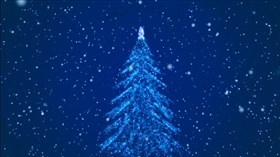 Blue Christmas Tree