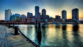 Boston Dock View HDR