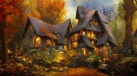 4K Quaint Magical Cottage