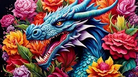 4K Colorful Dragon