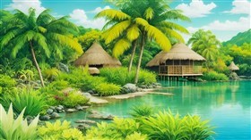 8K Island Huts2