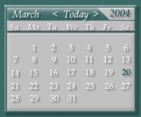 Visus calendar widget