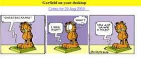 Garfield on your Desktop