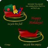 Holiday Recycle Bins