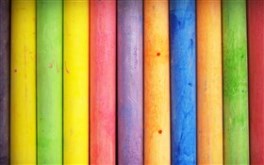 Multicolored Wood Sticks