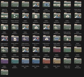 Techinical Muted Bonus Folders