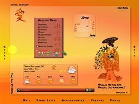 Oriental Etching Desktop