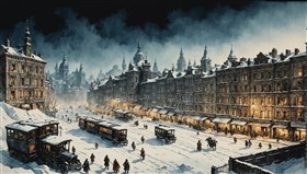 a frozen city