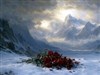 bouquet of crimson red rose