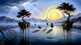 A surreal sunrise