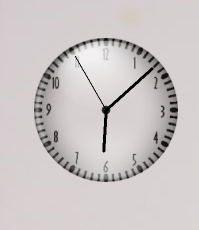 Bubble Clock Black v.3