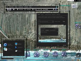 Black-Aqua Vista