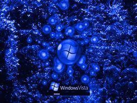 Vista Water Bubbles Dark Blue v2.0!