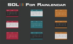 Sol III for Rainlendar