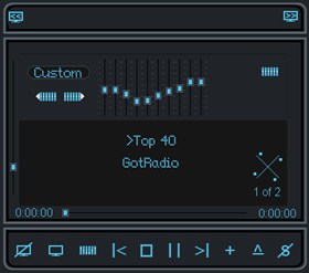2D Blues Media Player