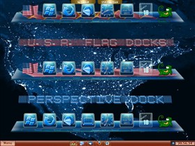 Perspective + USA Flag Docks