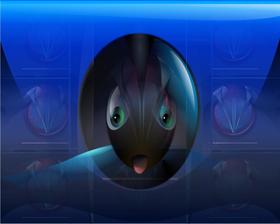 Like a scared rabbit