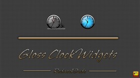 Gloss Clock Widgets
