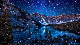 Mountain Lake Winter