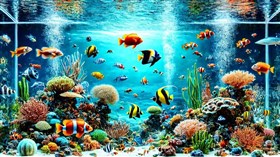 4K Kling Aquarium
