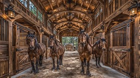 4K Horse Stable