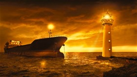 Sunset Ship