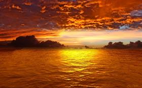 amazing sunset logon