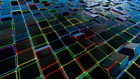Neon Cubes (UHD)