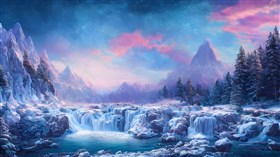 4K Winter Scape
