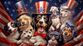 4K American Doggies