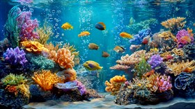4K Coral Aquarium