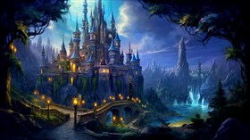 4K Castle Night