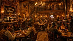 4K Silver Dollar Saloon