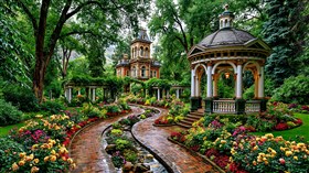 4K Garden Walkway