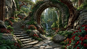4K Garden Arch