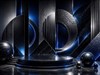 4K Blue Back Black