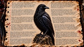 4K The Raven Poem